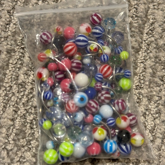 Colourful Design Belly Button Piercing Lot Bundle - Picture 2 of 2